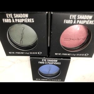 MAC cosmetics eye shadows